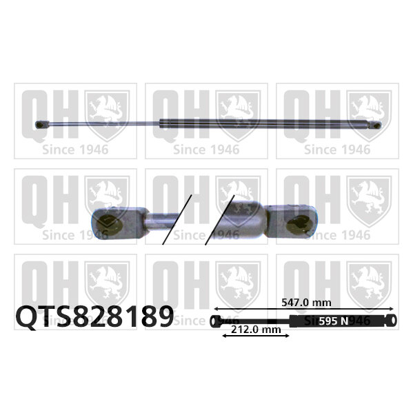 Vérin De Coffre Quinton Hazell Qts828189