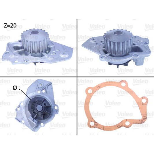Pompe À Eau Valeo 506011