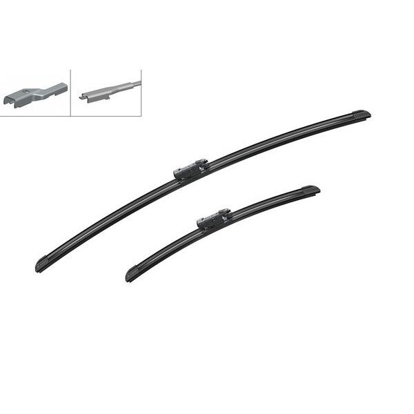 2 Balais D'essuie-glace Bosch Aerotwin Multi-clip Am466s 3 397 007 466