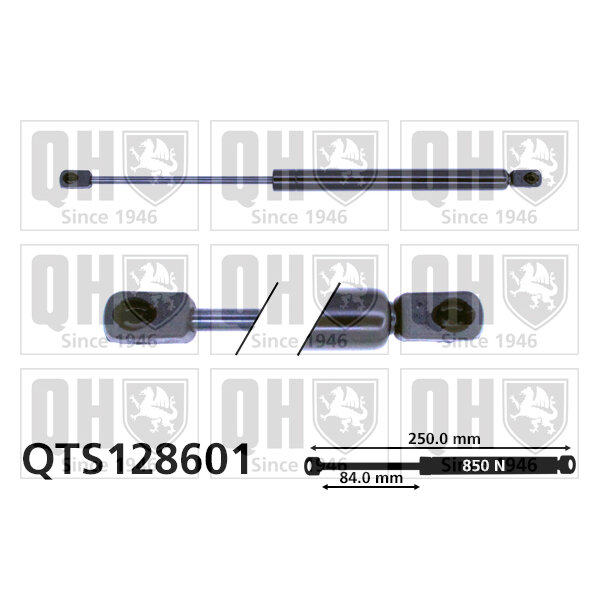 Vérin De Capot Quinton Hazell Qts128601