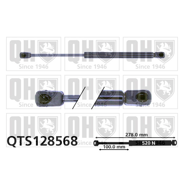 Vérin De Coffre Quinton Hazell Qts128568
