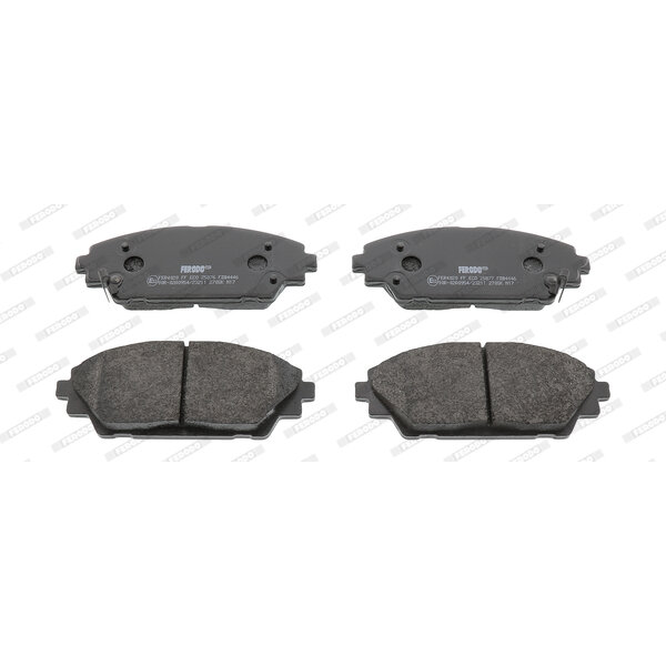 4 Plaquettes De Frein Ferodo Fdb4446