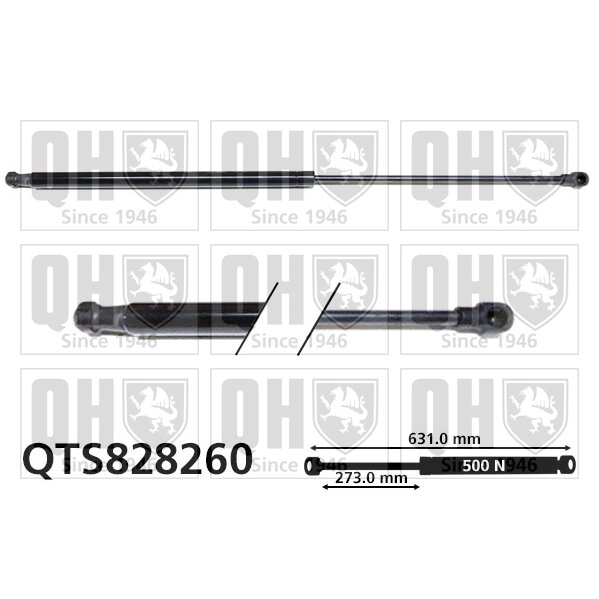 Vérin De Coffre Quinton Hazell Qts828260