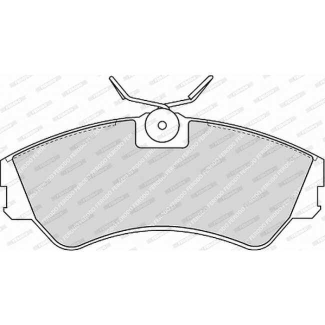 4 Plaquettes De Frein Ferodo Fvr785