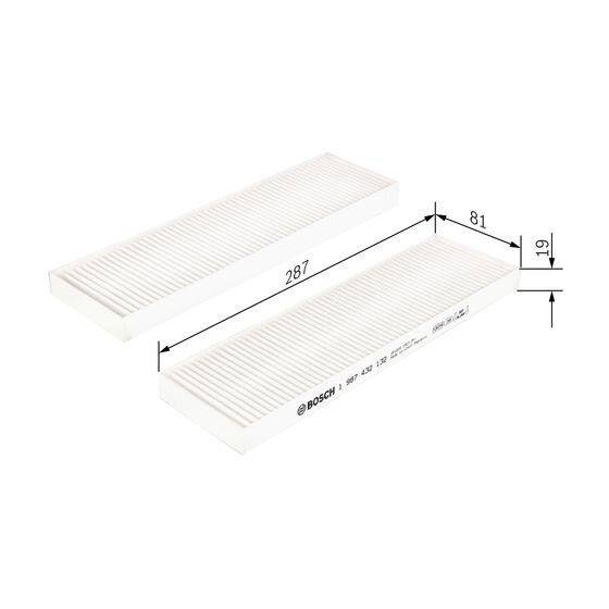 Filtre D'habitacle Pollen Bosch M2132