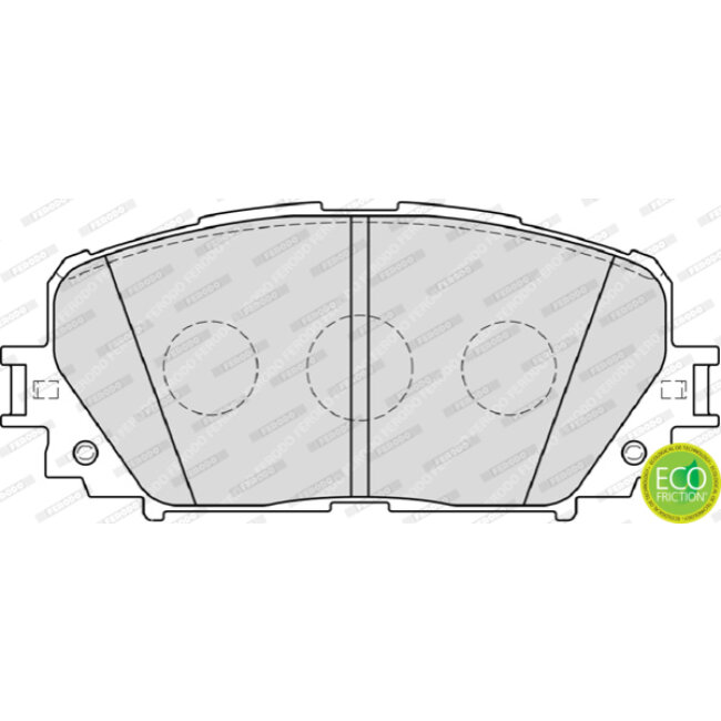 4 Plaquettes De Frein Ferodo Fdb4081