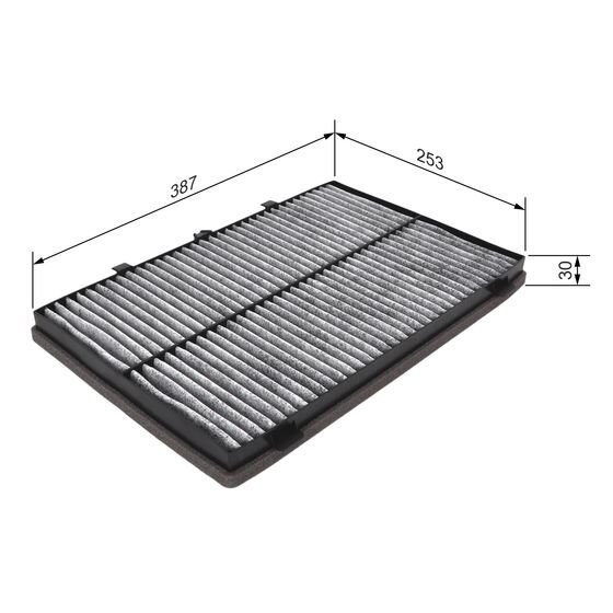 Filtre D'habitacle À Charbon Actif Bosch R2482