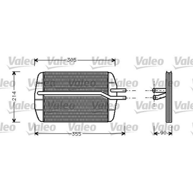 Radiateur De Chauffage Valeo 812272
