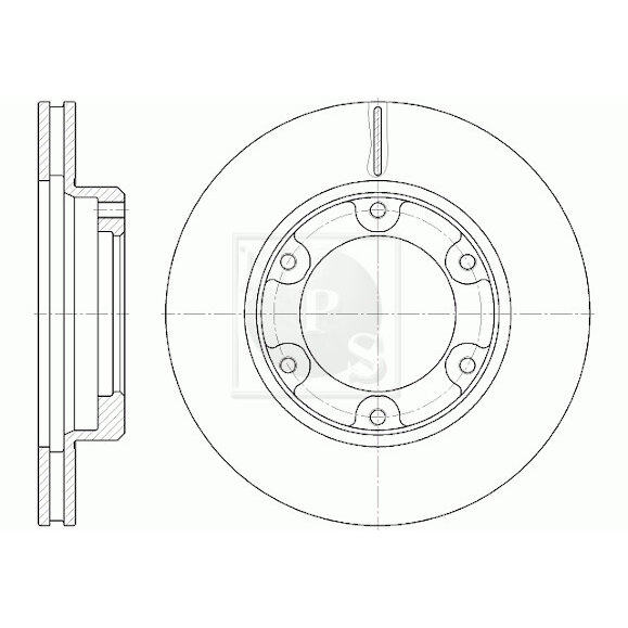 1 Disque De Frein Nps T330a72