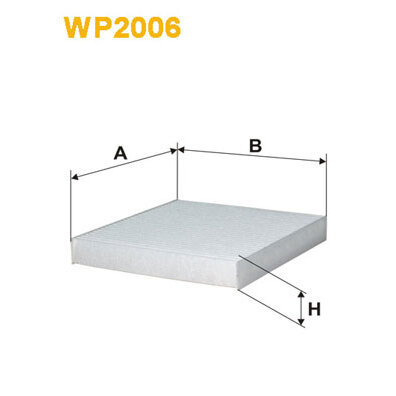 Filtre D'habitacle Standard Wix Wp2006