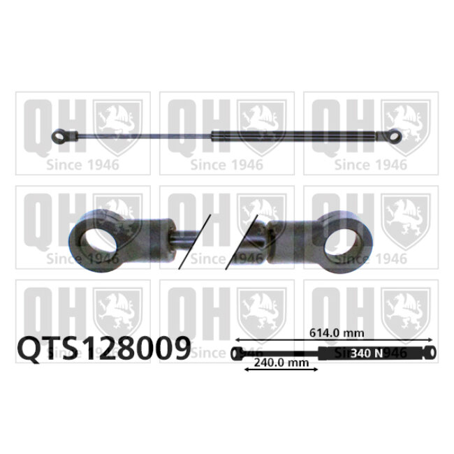 Vérin De Coffre Quinton Hazell Qts128009