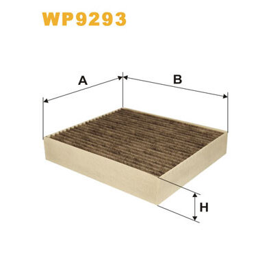 Filtre D'habitacle Charbon Actif Wix Filters Wp9293