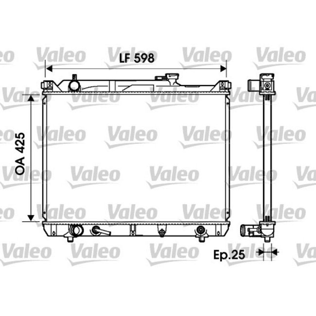 Radiateur De Refroidissement Valeo 734161