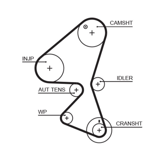 Courroie De Distribution Gates 5598xs