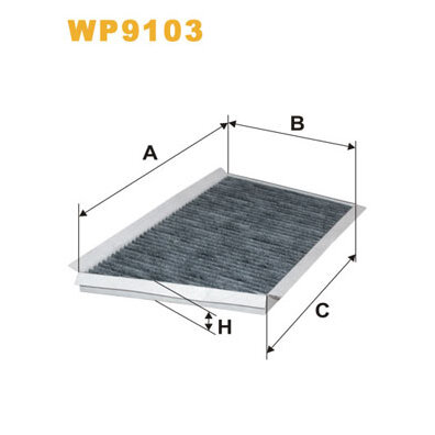 Filtre D'habitacle Charbon Actif Wix Wp9103
