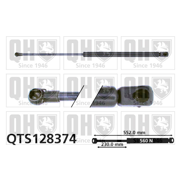 Vérin De Coffre Quinton Hazell Qts128374