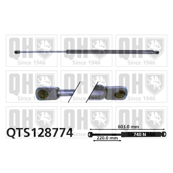 Vérin De Coffre Quinton Hazell Qts128774