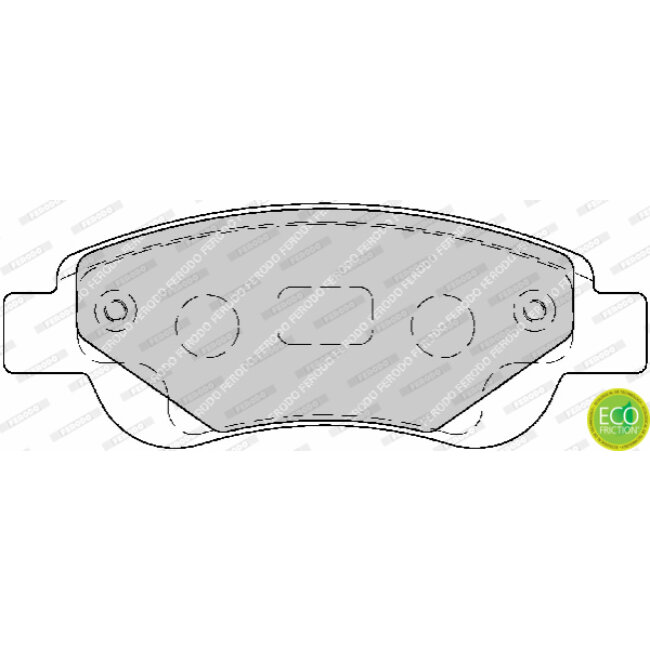 4 Plaquettes De Frein Ferodo Fdb1790