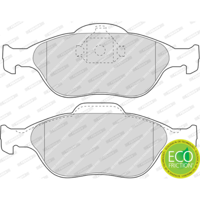 4 Plaquettes De Frein Ferodo Fdb1394