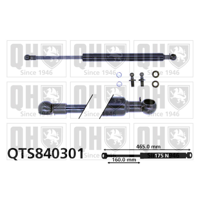 Vérin De Coffre Quinton Hazell Qts840301