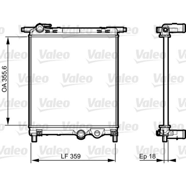 Radiateur De Refroidissement Valeo 735469