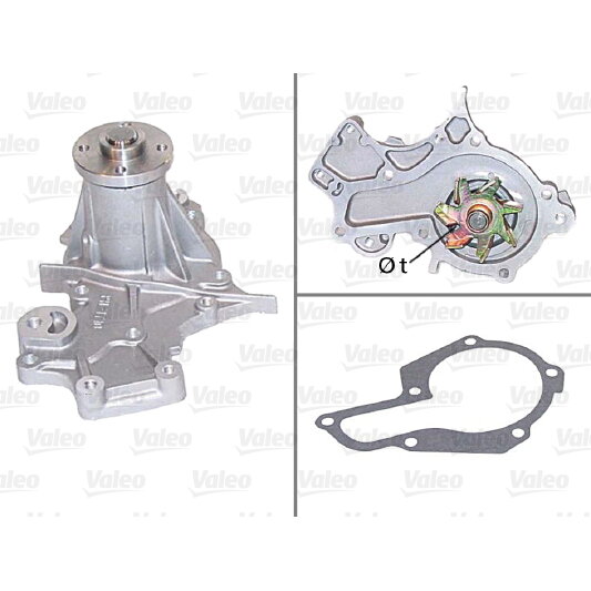 Pompe À Eau Valeo 506614