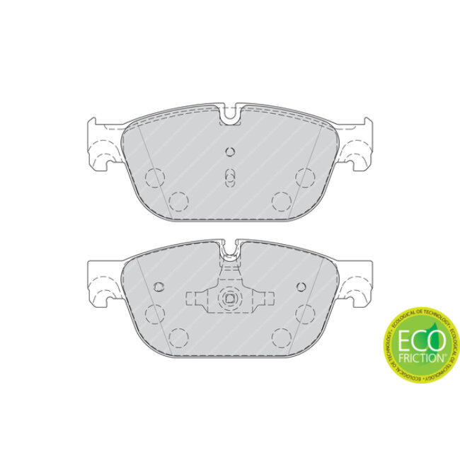 4 Plaquettes De Frein Ferodo Fdb4313
