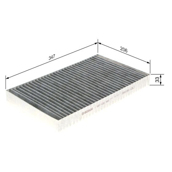Filtre D'habitacle À Charbon Actif Bosch R2495