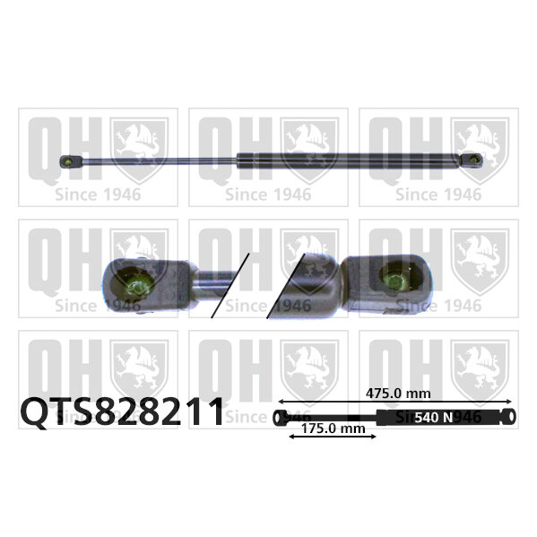 Vérin De Coffre Quinton Hazell Qts828211