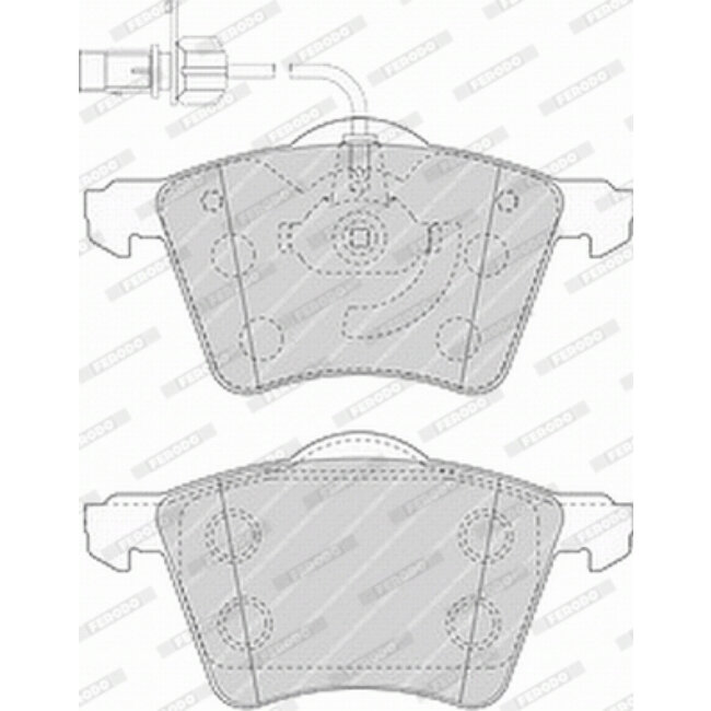 4 Plaquettes De Frein Ferodo Fvr1484