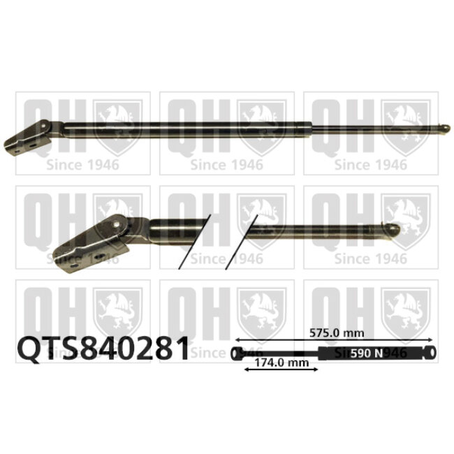 Vérin De Coffre Quinton Hazell Qts840281