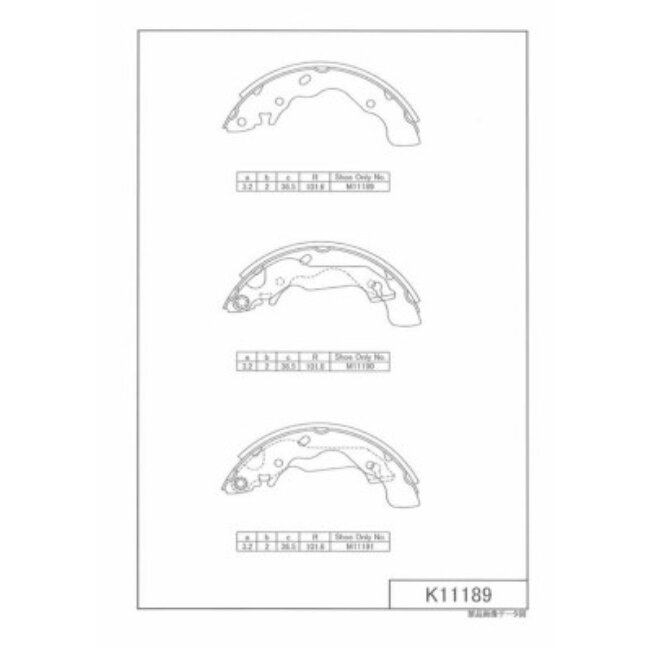 Jeu De 4 Mâchoires De Frein Nps H350i10