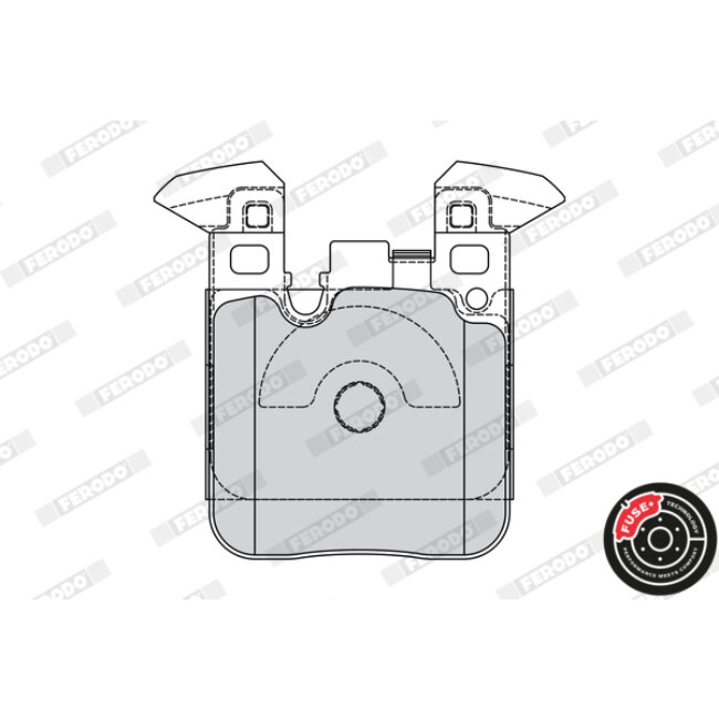 4 Plaquettes De Frein Ferodo Fdb4663