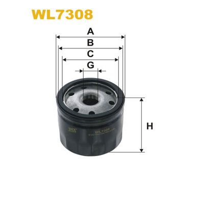 Filtre À Huile Wix Wl7308