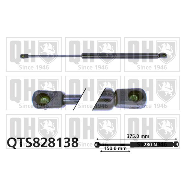 Vérin De Capot Quinton Hazell Qts828138
