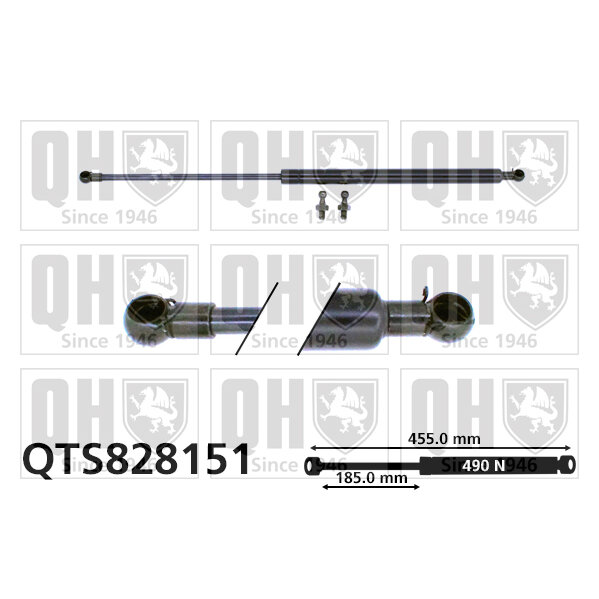 Vérin De Capot Quinton Hazell Qts828151