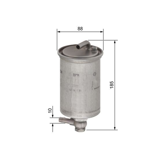 Filtre À Carburant Bosch 0450906431
