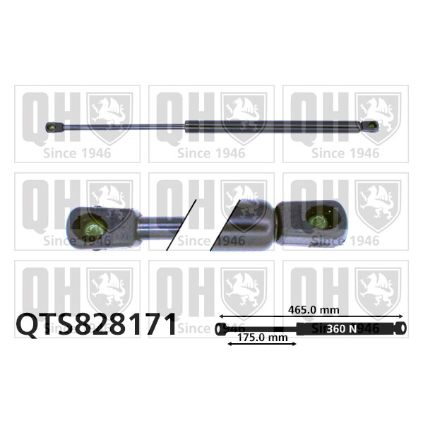 Vérin De Coffre Quinton Hazell Qts828171