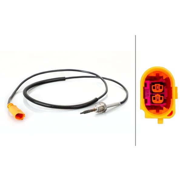 Capteur De Température Des Gaz D'échappement Hella 6pt 014 494-801