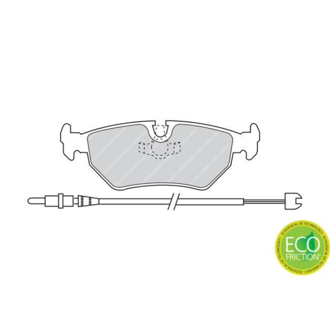 4 Plaquettes De Frein Ferodo Fdb1003