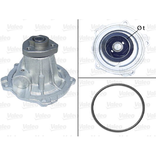 Pompe À Eau Valeo 506513