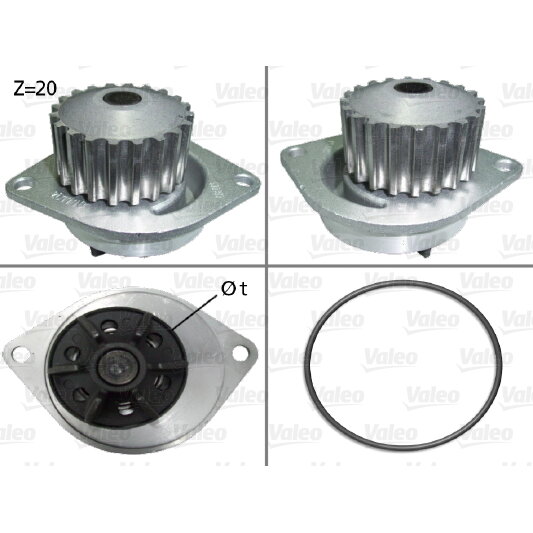 Pompe À Eau Valeo 506290