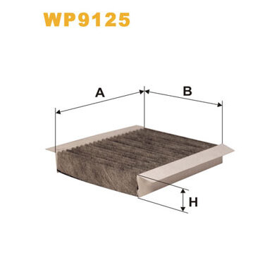 Filtre D'habitacle Charbon Actif Wix Filters Wp9125