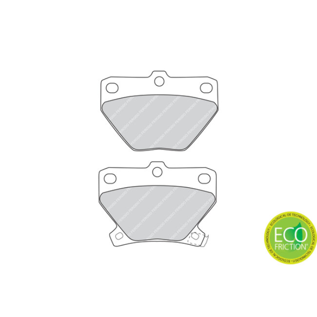 4 Plaquettes De Frein Ferodo Fdb1395