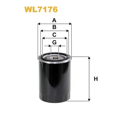 Filtre À Huile Wix Wl7176