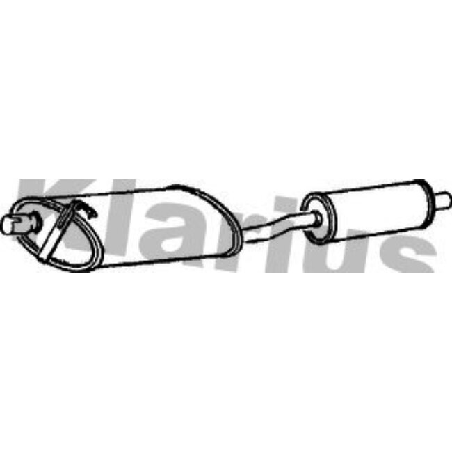 Silencieux Intermédiaire Klarius 230120