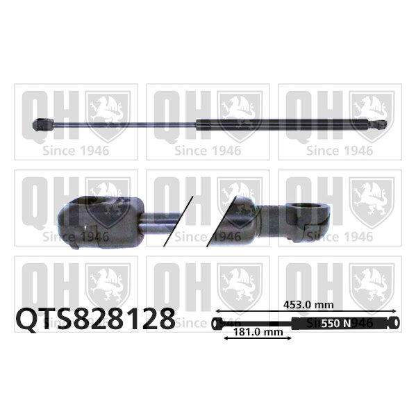 Vérin De Coffre Quinton Hazell Qts828128