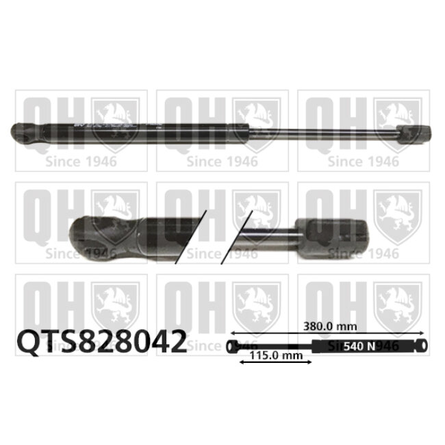 Vérin De Coffre Quinton Hazell Qts828042