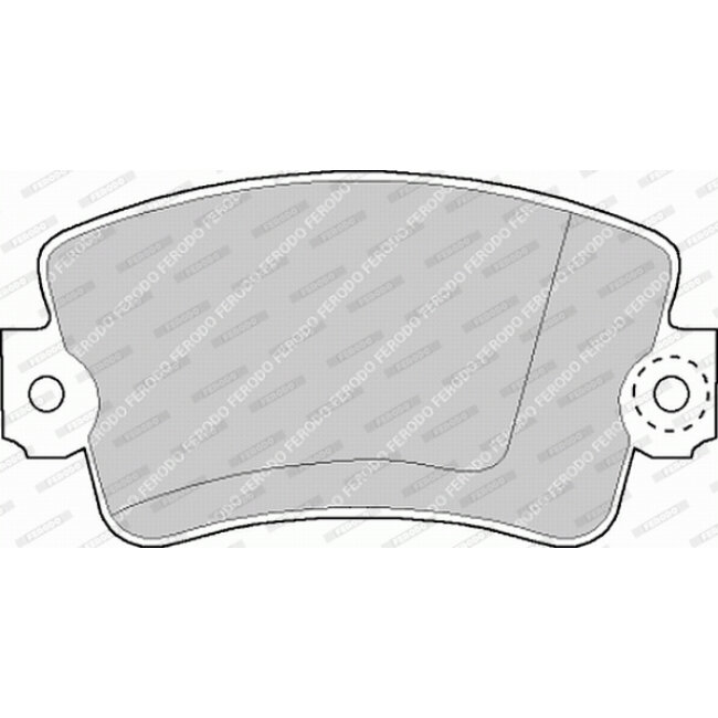 4 Plaquettes De Frein Ferodo Fvr179