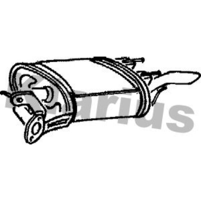 Silencieux Arrière Klarius 210412